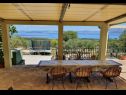Ferienhaus Mario - with pool & sea view: H(4+2) Supetar - Insel Brac  - Kroatien - Terasse