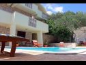 Ferienhaus Silvia - open pool: H(10) Supetar - Insel Brac  - Kroatien - Pool (Objekt und Umgebung)