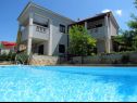 Ferienhaus Mari - with pool: H(8+1) Supetar - Insel Brac  - Kroatien - Haus