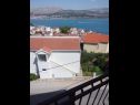 Ferienwohnungen Doktor - sea view; A2(9) Mastrinka - Insel Ciovo  - Ferienwohnung - A2(9): Aussicht vom Balkon
