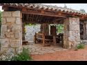 Ferienhaus Sage - rustic dalmatian peace H(2+1) Trpanj - Halbinsel Peljesac  - Kroatien - Terasse