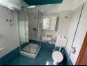 Ferienwohnungen SM A1(4) Pula - Istrien  - Ferienwohnung - A1(4): Badezimmer mit Toilette