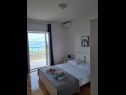 Ferienwohnungen Ante - amazing sea view: A1(4) Brela - Riviera Makarska  - Ferienwohnung - A1(4): Schlafzimmer
