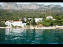 Ferienwohnungen Bale - right at the beach: A1 Plaza(4) Brist - Riviera Makarska  - Haus