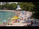 Ferienwohnungen Fila - large & close to the beach: A1(5) Makarska - Riviera Makarska  - Strand