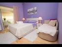 Ferienwohnungen Palmina - comfort apartment: A1 veliki (6),  A2 žuti (4+1), A3 lila (2), SA4 bijeli (2) Makarska - Riviera Makarska  - Ferienwohnung - A3 lila (2): Schlafzimmer