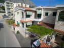 Ferienwohnungen Palmina - comfort apartment: A1 veliki (6),  A2 žuti (4+1), A3 lila (2), SA4 bijeli (2) Makarska - Riviera Makarska  - Haus