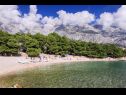 Ferienwohnungen Ennio - free parking: A1(6+2) Makarska - Riviera Makarska  - Strand