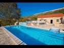 Ferienhaus Stipe - with pool : H(6+1) Rascane - Riviera Makarska  - Kroatien - H(6+1): Pool