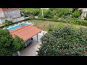 Ferienwohnungen Ankica - pool & garden A1(9), A2(8) Kampor - Insel Rab  - Garten