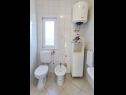 Ferienwohnungen Vinx - grill and terrace A1(2+2), A2(2+2) Bucht Kanica (Rogoznica) - Riviera Sibenik  - Kroatien - Ferienwohnung - A2(2+2): Badezimmer mit Toilette