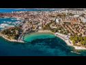 Ferienwohnungen Zdrav - with big terrace: A1(4) Split - Riviera Split  - Strand