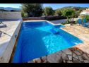 Ferienhaus Stone&Olive - with pool: H(5+1) Marina - Riviera Trogir  - Kroatien - Pool