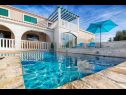 Ferienhaus Stone&Olive - with pool: H(5+1) Marina - Riviera Trogir  - Kroatien - H(5+1): Pool