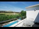 Ferienhaus Viki - with heated pool: H(6+1) Plano - Riviera Trogir  - Kroatien - H(6+1): Terasse