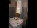 Ferienwohnungen Luka - pet friendly A1(4+2) Seget Donji - Riviera Trogir  - Ferienwohnung - A1(4+2): Badezimmer mit Toilette