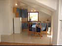 Ferienwohnungen Tone - spacious and comfortable: A1 zuti(5+2), A2 plavi(5+2) Trogir - Riviera Trogir  - Ferienwohnung - A2 plavi(5+2): Küche und Speisezimmer
