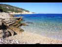 Ferienwohnungen Roki - 10 m from beach: A1(6+2) Veliki, A2(2+2) Mali Bucht Rogacic (Vis) - Insel Vis  - Kroatien - Strand