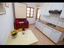 Ferienwohnungen Armitage - family friendly: A1(4), A2(4+1), A3(2+1), A4(2+1), A5(2+1) Privlaka - Riviera Zadar  - Ferienwohnung - A3(2+1): Küche und Speisezimmer