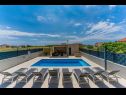 Ferienhaus Ivana - with a private pool: H(8) Privlaka - Riviera Zadar  - Kroatien - Terasse