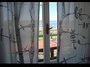 Ferienwohnungen Markas - pet friendly: A1 Bella vista 1 (4+1), A2 - Bella vista 2 (2+2) Rtina - Riviera Zadar  - Ferienwohnung - A1 Bella vista 1 (4+1): Aussicht vom Fenster