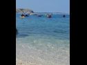 Ferienwohnungen Markas - pet friendly: A1 Bella vista 1 (4+1), A2 - Bella vista 2 (2+2) Rtina - Riviera Zadar  - Strand