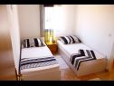 Ferienwohnungen Almond A1(2+2), A2(4+2), A3(4+2) Vir - Riviera Zadar  - Ferienwohnung - A3(4+2): Schlafzimmer