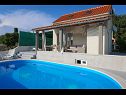 Ferienhaus Baras garden - house with pool : H (4+2) Mirca - Insel Brac  - Kroatien - Haus