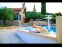 Ferienhaus Nave - private pool: H(4+1) Postira - Insel Brac  - Kroatien - Haus