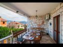 Ferienhaus Lumos - panoramic view & olive garden: H(10) Postira - Insel Brac  - Kroatien - H(10): Terasse