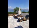 Ferienhaus Mary: relaxing with pool: H(4) Postira - Insel Brac  - Kroatien - Terasse