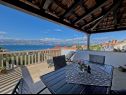 Ferienwohnungen Jurica - Panoramic Sea view: A1(4) Postira - Insel Brac  - Ferienwohnung - A1(4): Aussicht vom Terasse