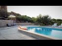 Ferienhaus Nave - private pool: H(4+1) Postira - Insel Brac  - Kroatien - Pool