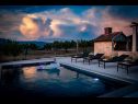 Ferienhaus Diana - pool and terrace: H(4+1) Pucisca - Insel Brac  - Kroatien - Haus