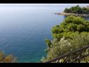 Ferienwohnungen und Zimmer Ref - 20 m from sea : 1 - A1(4+1), 2 - A2(2+1), 3 - R1(2), 4 - R2(2) Bucht Puntinak (Selca) - Insel Brac  - Kroatien - Zimmer - 3 - R1(2): Aussicht vom Terasse