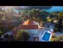 Ferienhaus Lili-with pool near the sea: H(10) Splitska - Insel Brac  - Kroatien - Haus