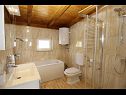 Ferienhaus Ivan - open pool: H(6+4) Supetar - Insel Brac  - Kroatien - H(6+4): Badezimmer mit Toilette