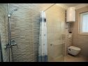 Ferienwohnungen Ali - modern apartments: A1(4+1), A2(4+1) Supetar - Insel Brac  - Ferienwohnung - A1(4+1): Badezimmer mit Toilette