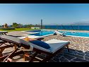 Ferienhaus Ivan - open pool: H(6+4) Supetar - Insel Brac  - Kroatien - Pool