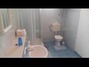 Ferienwohnungen Šimi - free parking: A1(4) Supetar - Insel Brac  - Ferienwohnung - A1(4): Badezimmer mit Toilette