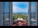 Ferienwohnungen und Zimmer Villa Bouganvillea - sea view & garden: A1 Deluxe (2+1), A2 Superior (2+1), A3 Comfort (2+1), A4 Premium (2+1), R1 Deluxe (2), R2 Comfort (2) Mlini - Riviera Dubrovnik  - Ferienwohnung - A3 Comfort (2+1): Terasse