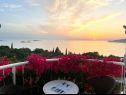 Ferienwohnungen und Zimmer Villa Bouganvillea - sea view & garden: A1 Deluxe (2+1), A2 Superior (2+1), A3 Comfort (2+1), A4 Premium (2+1), R1 Deluxe (2), R2 Comfort (2) Mlini - Riviera Dubrovnik  - Zimmer - R2 Comfort (2): Aussicht vom Terasse