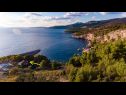 Ferienwohnungen Kati - pure nature & serenity: A1(5) Bucht Zarace (Milna) - Insel Hvar  - Kroatien - Ferienwohnung - A1(5): Haus