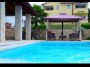 Ferienhaus Berna 2 - pool house: H(6+1) Malinska - Insel Krk  - Kroatien - Pool