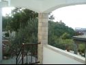 Ferienwohnungen Marija - olive garden: A1(2+1) Omisalj - Insel Krk  - überdachte Terasse