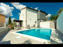 Ferienhaus Krk - with private pool: H(6+2) Soline - Insel Krk  - Kroatien - Haus