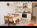 Ferienwohnungen Luka A1(4), A2(4) Vrbnik - Insel Krk  - Ferienwohnung - A1(4): Küche und Speisezimmer