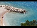 Ferienwohnungen Up - amazing sea view: A1(2) Brela - Riviera Makarska  - Strand
