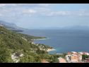 Ferienwohnungen Up - amazing sea view: A1(2) Brela - Riviera Makarska  - Ferienwohnung - A1(2): Aussicht vom Terasse