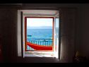 Ferienwohnungen Inga - right at the beach: A1(2+3) Brist - Riviera Makarska  - Ferienwohnung - A1(2+3): Aussicht vom Fenster